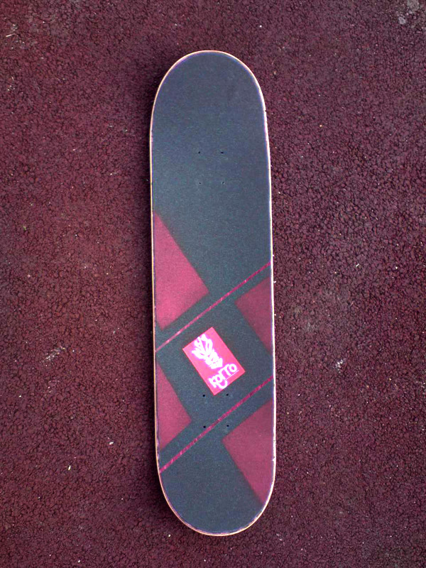 Photo dessus de la board Korro skateboards - Série 1 - board #11 Photo dessus de la board Korro skateboards - Série 1 - board #11