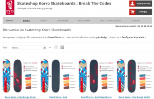 Accueil - nouveau Skateshop Korro Skateboards