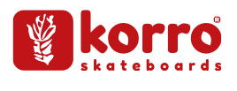 KORRO SKATEBOARDS : Break The Codes : skate personnalisé avec grip design en série limitée Logo