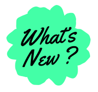 Sticker vert "What's New?"