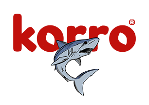 Logo Korro avec un requin